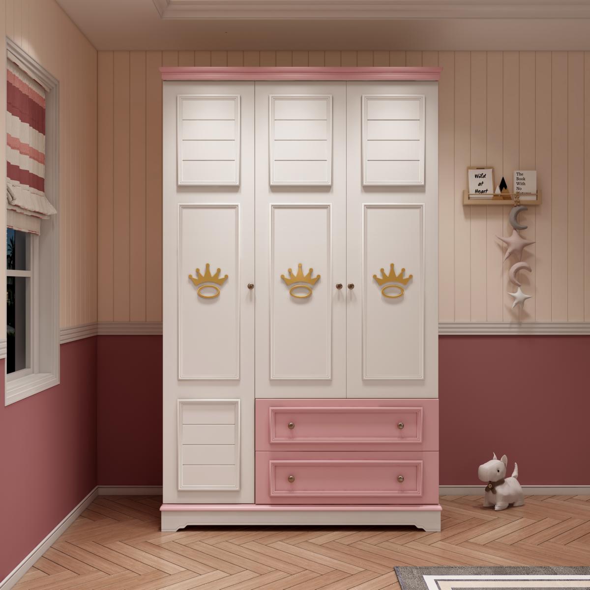 schränke schrank design kleiderschrank holz kinderzimmer rosa möbel  einrichtung