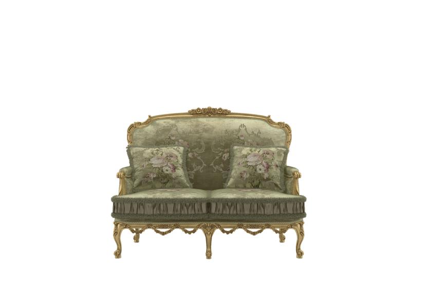 Sofa 2-er Klassische Couchen Luxus Möbel Sofas Polster Neu Zweisitzer