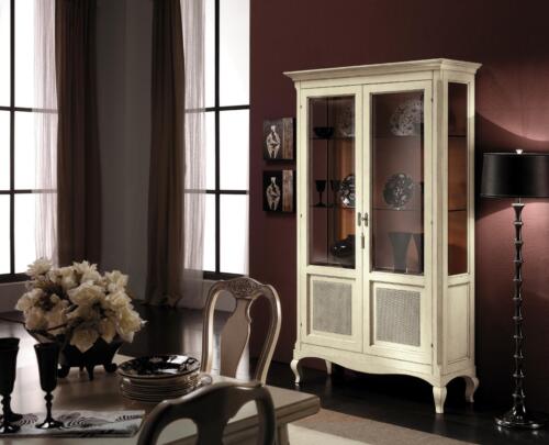 Vitrine Holz Luxus Schränke Klassische Anrichte Design Möbel Italienische
