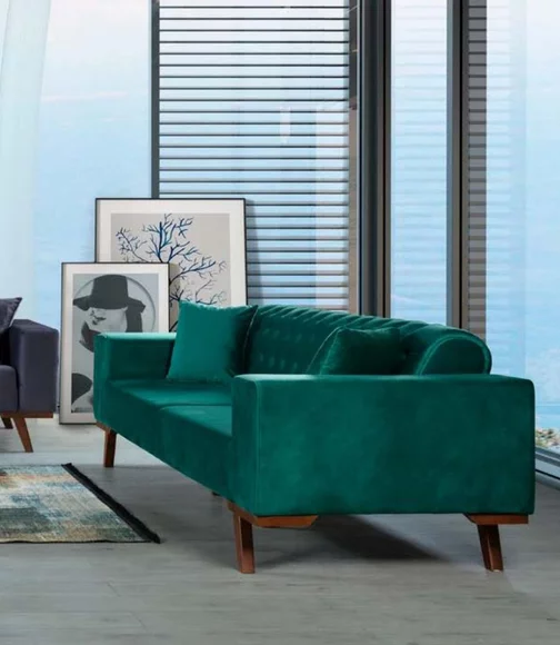 Design Sofa Dreisitzer Couch 3 Sitzer Polster Möbel Lounge Couchen
