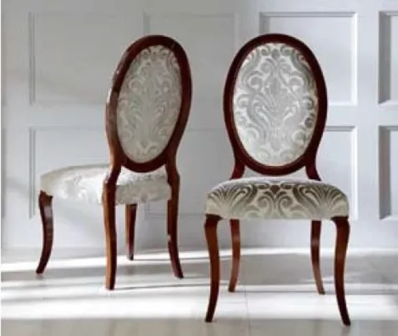 Luxus Esszimmerstuhl Stuhl Küchenstuhl Esszimmer Stühle Stoff Braun
