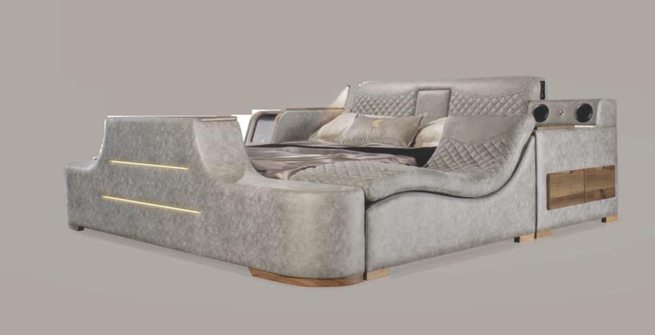 Multifunktions Bett Regal Schrank USB Ladestation Lift TV