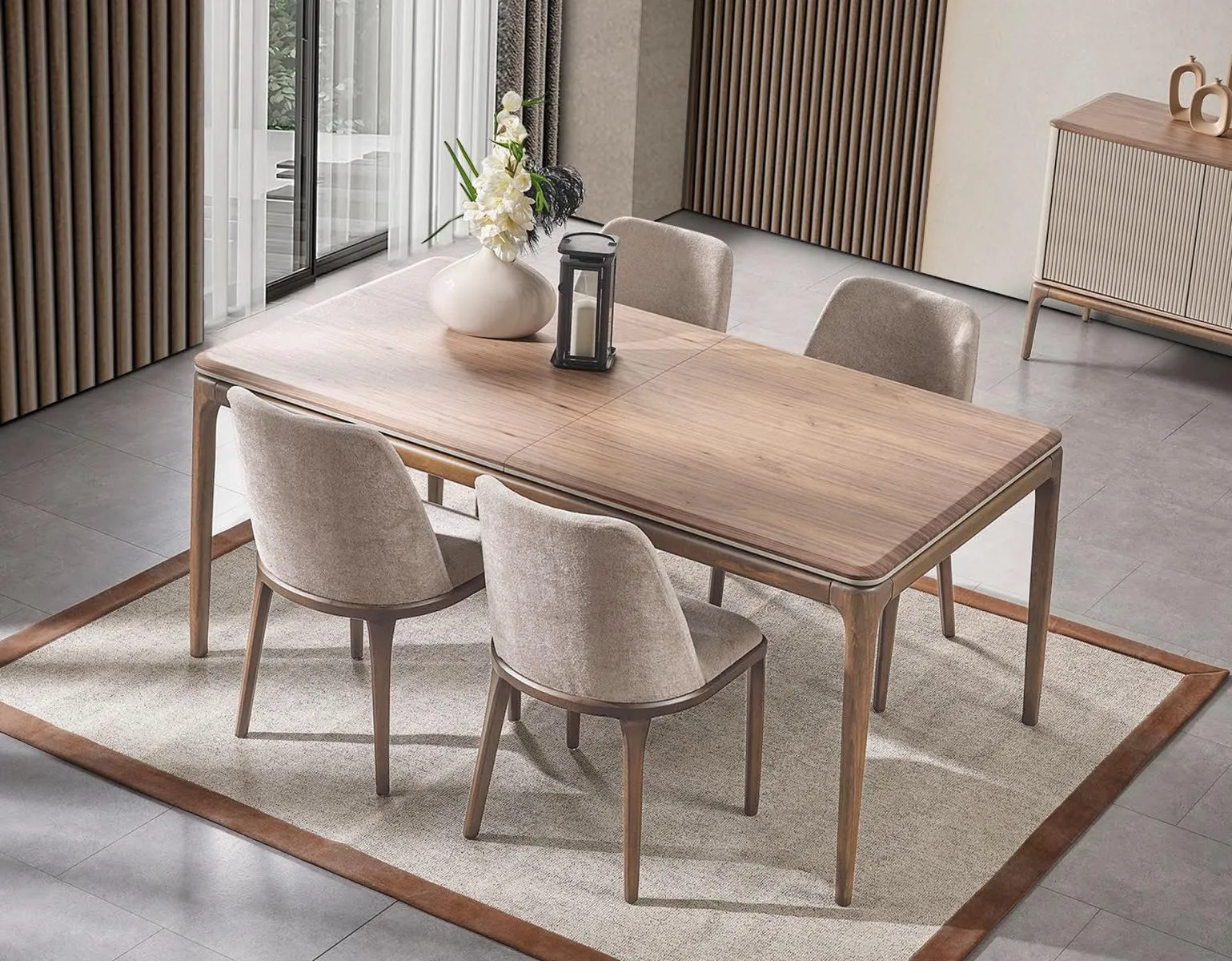 Komplett Set Esstisch 4 Stühle Tisch Esszimmer Set Ess Gruppe 5tlg