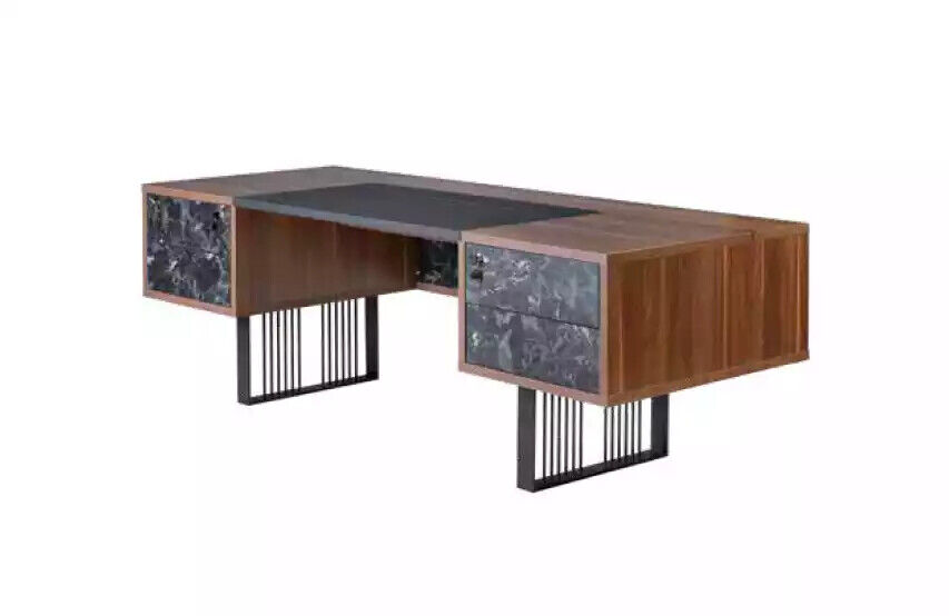 Massivholz Schreibtisch Arbeitszimmermöbel Büroeinrichtung Designer Möbel