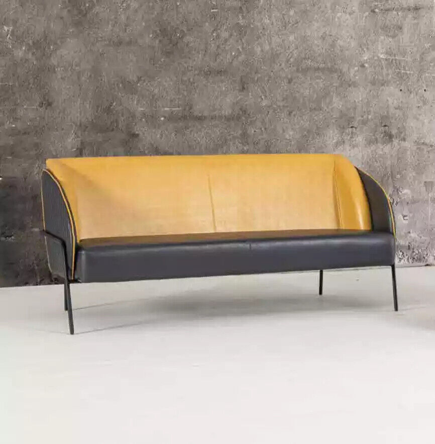 Modern Sofa 2 Sitzer Arbeitzimmer Polster Möbel Design