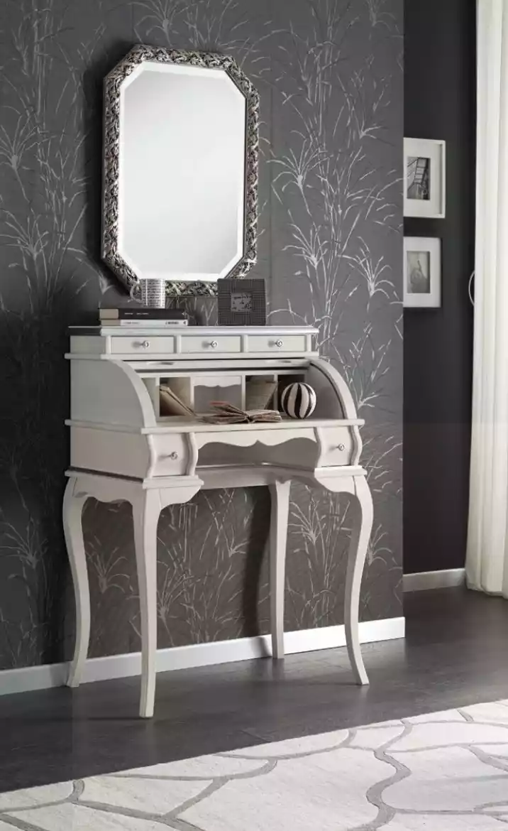 Exklusive weiße Kommode für Wohnzimmer Hochwertige Holzmöbel