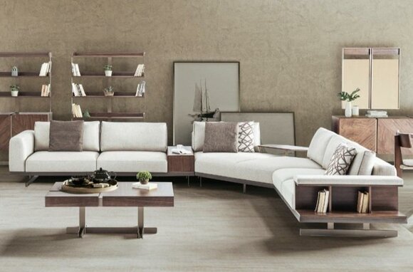 Stoffsofa Ecksofa L Form Sofa Stoff Sofas Grau Moderne Möbel Couchen