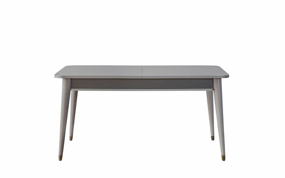 Grauer Esstisch Designer Esszimmer Möbel Ausziehbarer Holz Tisch Neu