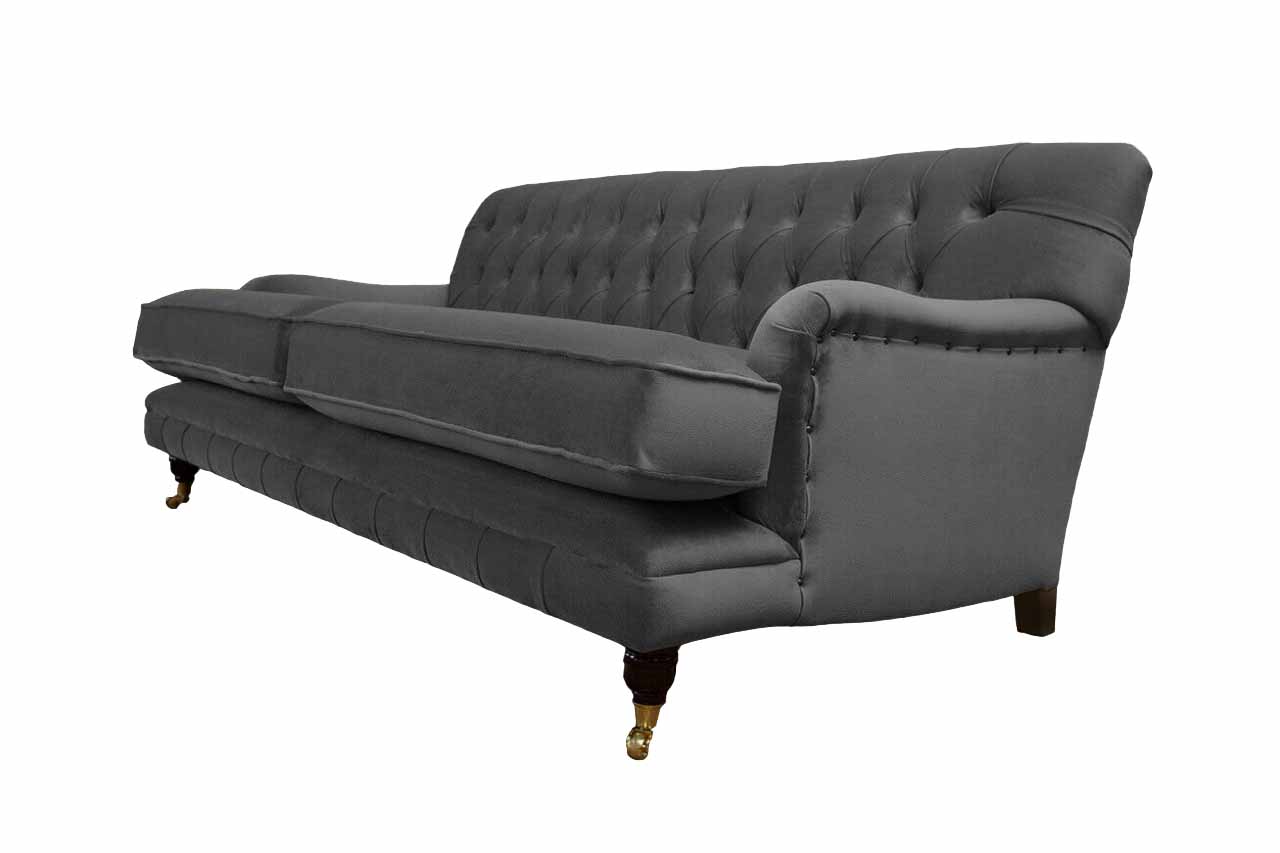 Sofa 3 Sitzer Couchen Art déco Dreisitzer Textil Luxus Couch Polster