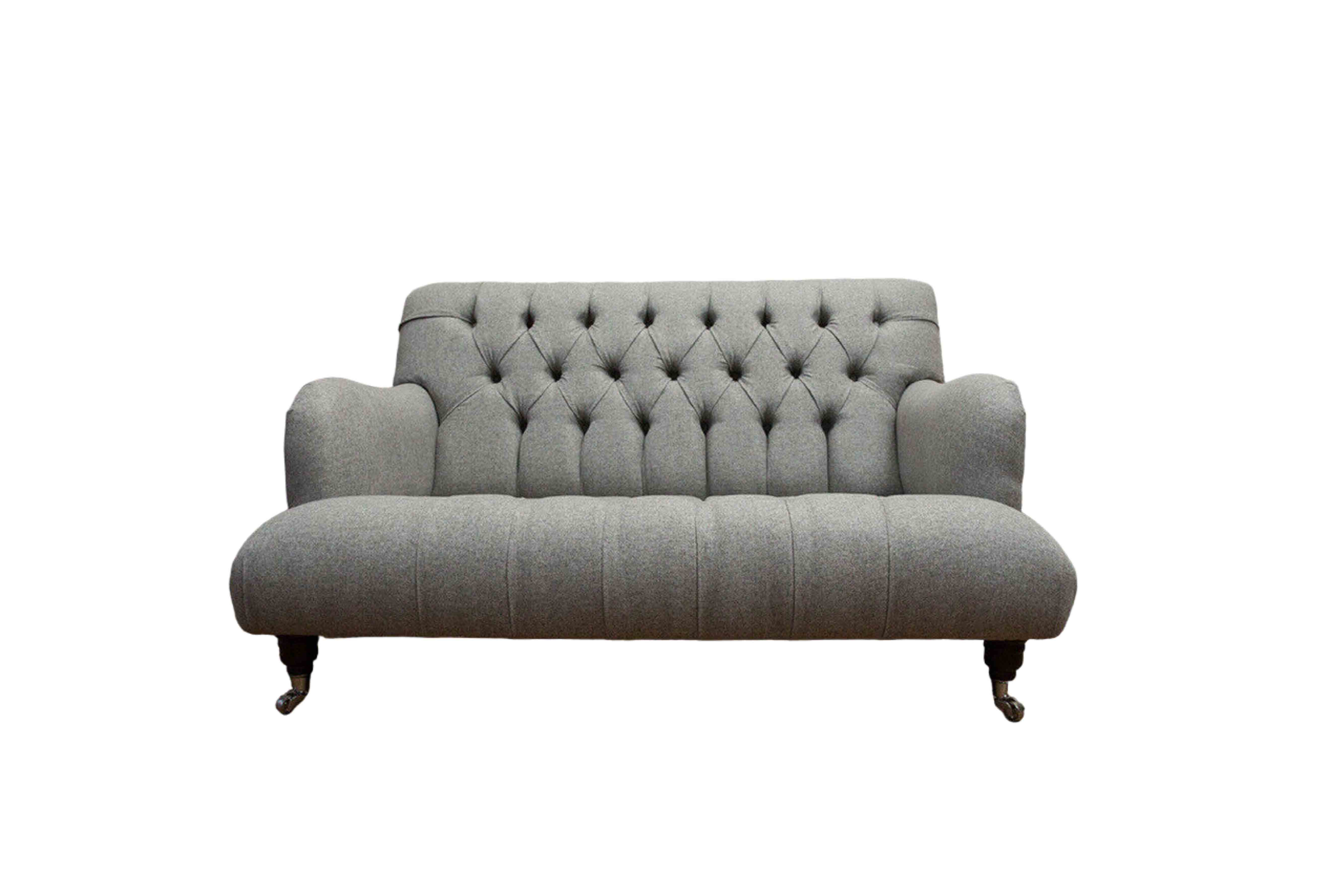 Luxus Dreisitzer Blau Sofa 2 Sitzer Design Chesterfield Möbel Couchen