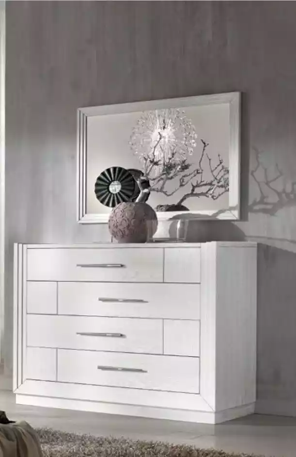 Moderne Kommode 2tlg. Set Stil Modern Kommode Spiegel Italienische Möbel