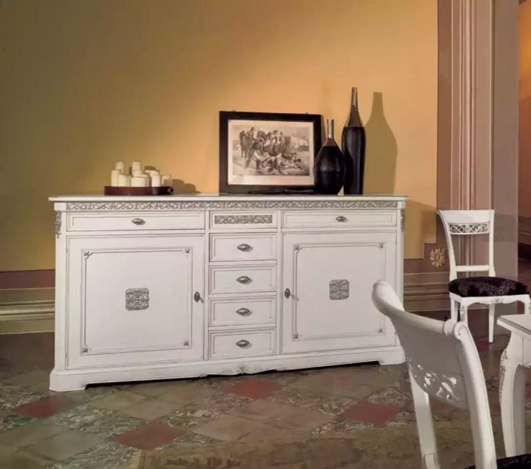 Sideboard Anrichte Massiv Holz Italien Schrank Möbel Kommode Wohnzimmer