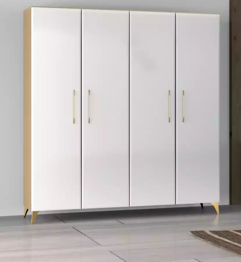 Kleiderschrank Schlafzimmer Sechstüriger Schrank Holz Kleiderschränke