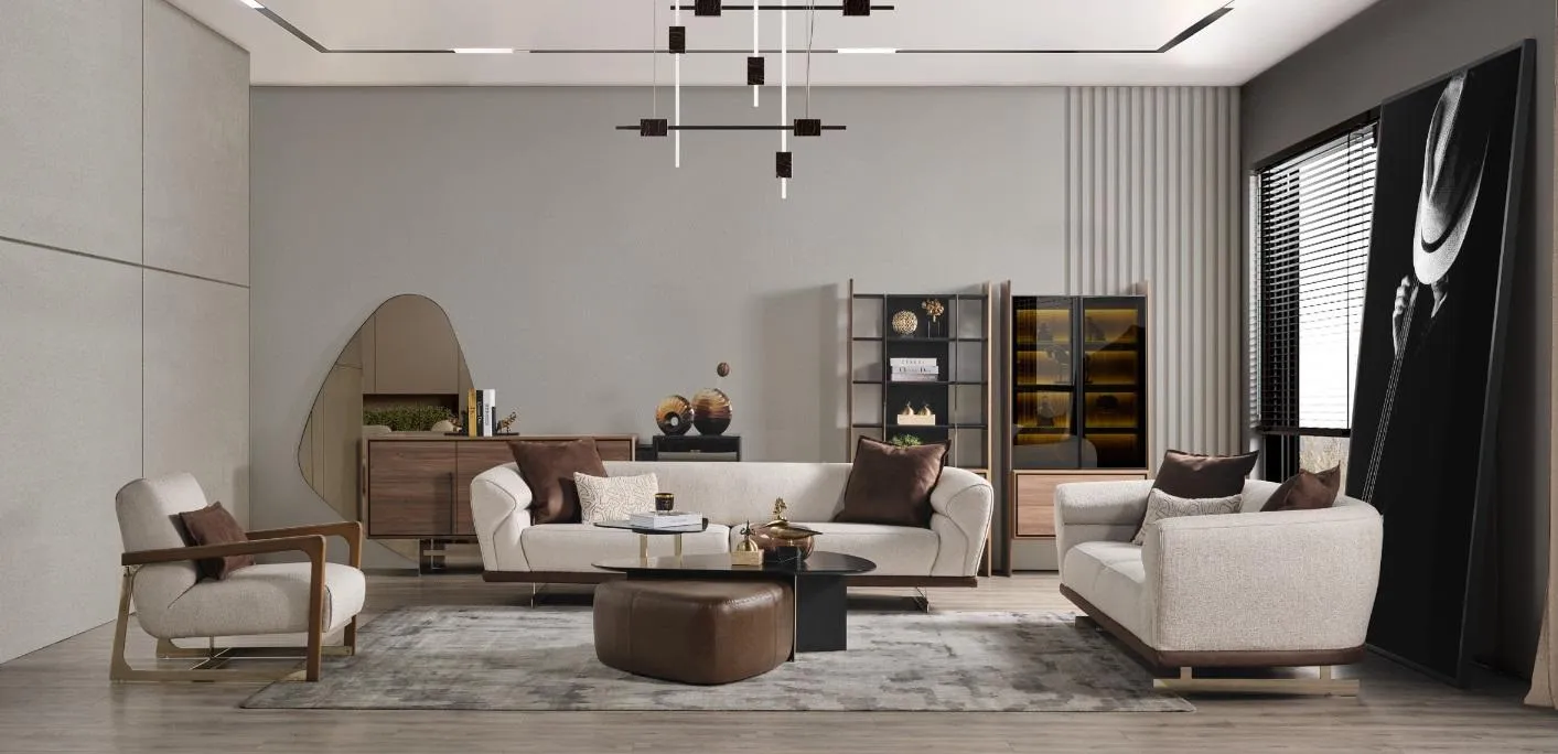 Sofagarnitur 3311 Sitzer Wohnzimmer Set Modern Set Neu Luxus Möbel