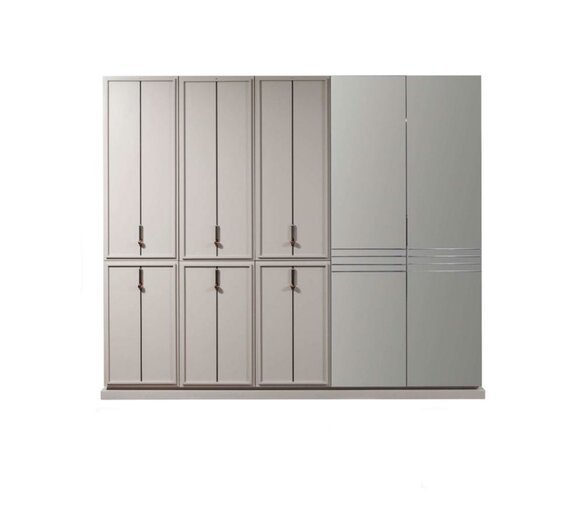 Grauer Schlafzimmer Kleiderschrank Luxus Schränke Holzschrank Möbel Schrank
