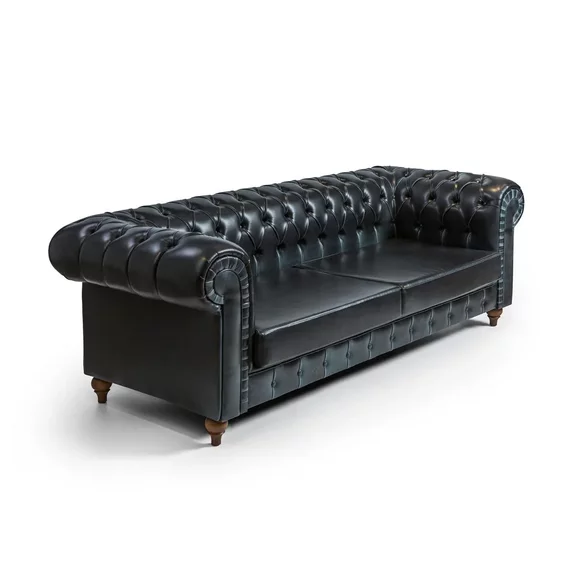 Moderne Chestefield Sofa Couch Dreisitzer Luxus Polstersofas Designer