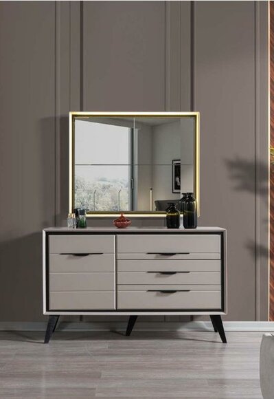 Weiße Schlafzimmer Kommode Designer Aufbewahrungsschrank Holzmöbel Neu