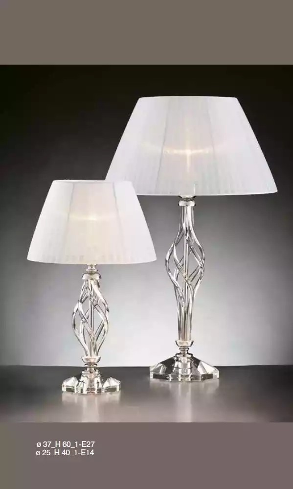 Tischleuchte Antik Stil Tisch Lampe Kristall Leuchte weiß Tischlampe Neu