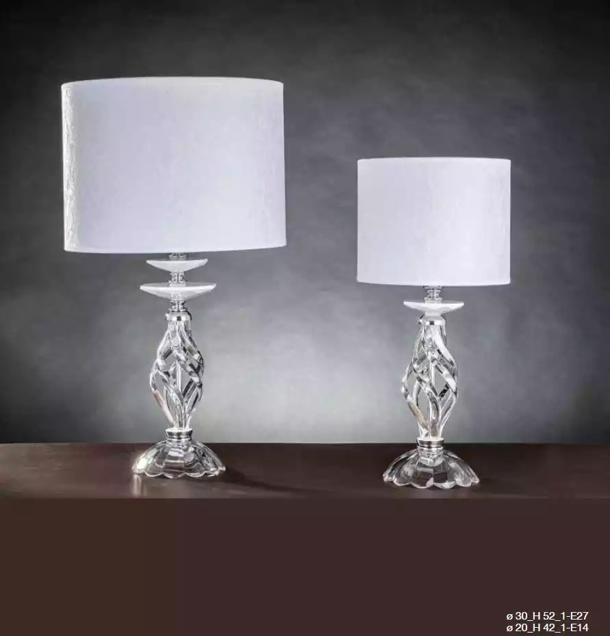 Tischleuchte Antik Stil Tisch Lampe Kristall Leuchte Lampen Leuchten Neu