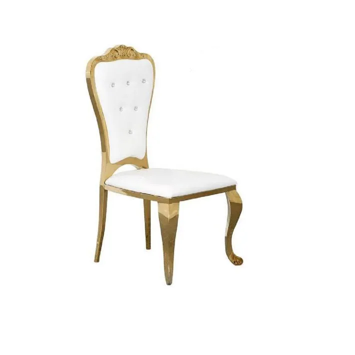 Modern Stil Stilvoll Sessel Stuhl Weiß Sitz Polster Metall Textil
