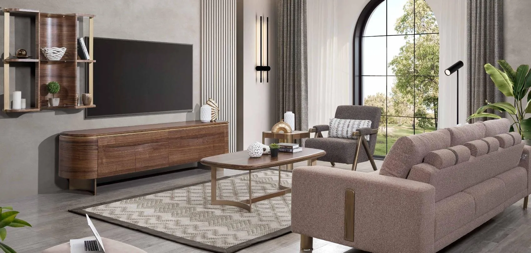 Designer Modern Möbel Wand Regale TV-Ständer Wandschrank Hänge