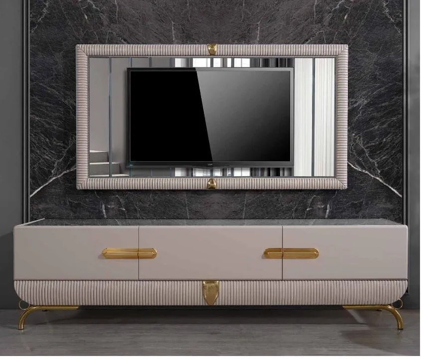 Wohnwänd Wand Stil Regal Wohnzimmer Möbel Schrank RTV mit TV Rahmen