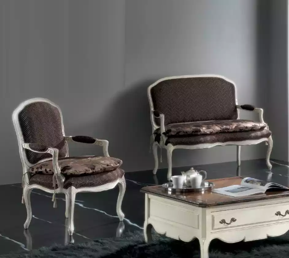 Sofa 2 Sitzer Klassische Polster Design Luxus Couch Sofas Sessel Neu