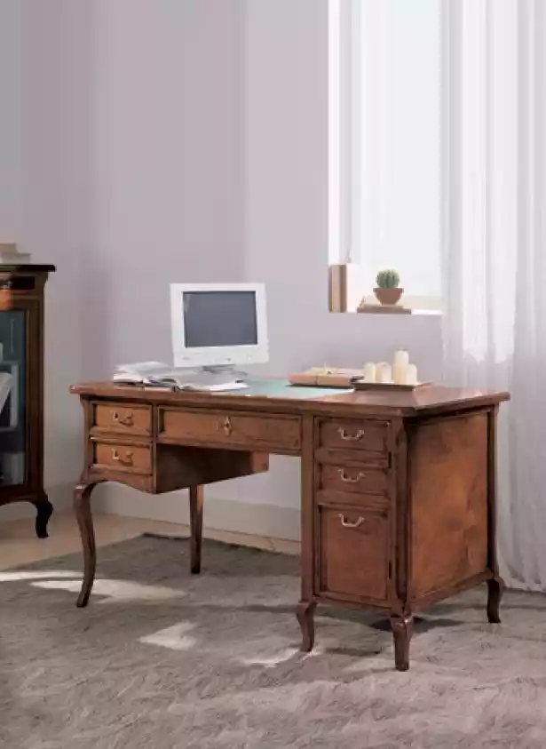 Büro Tisch Schreibtisch Klassische Italienische Möbel Holz Tische