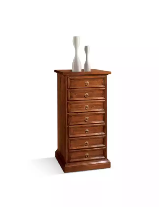 Schmale Hochschrank Kommode Schlaf Wohn Zimmer Kommoden Echtholz