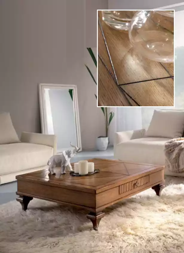 Klassischer Couchtisch Holztisch Beistelltisch Tische Holz Wohnzimmer