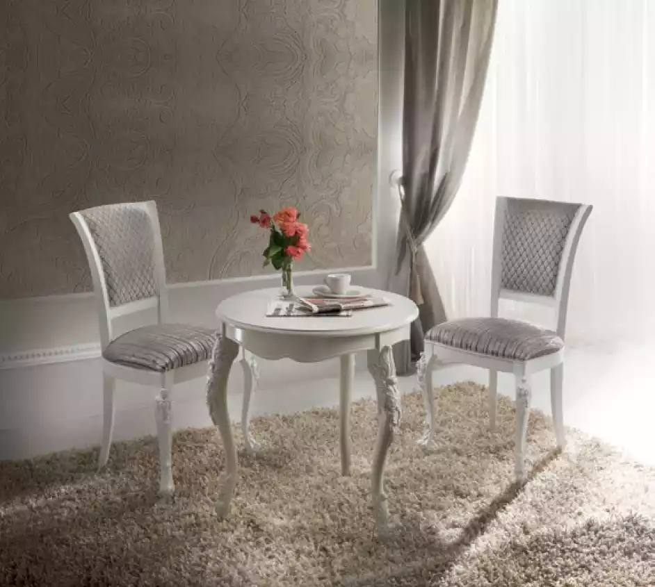 Couchtisch 2x Stühle Kaffeetisch Designer Tisch Wohnzimmertisch Tische