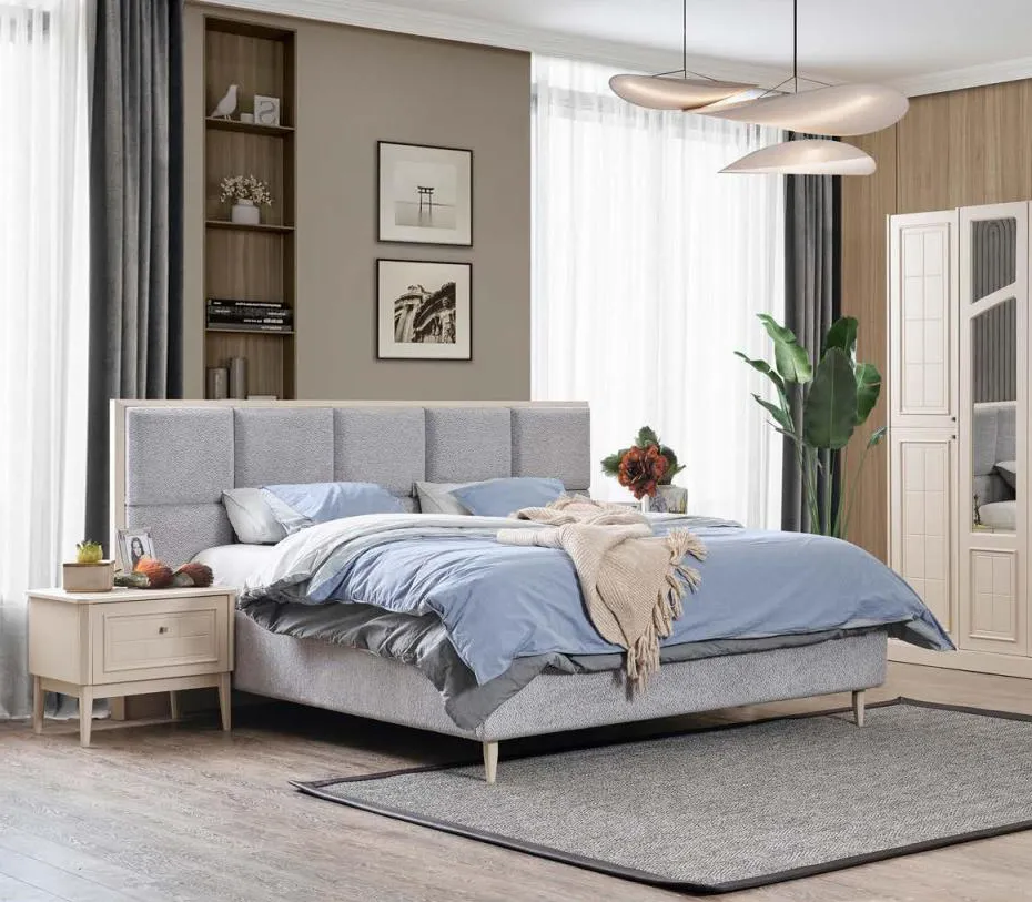 Bett Design Doppelbett Luxus Betten Polster Schlafzimmer Möbel