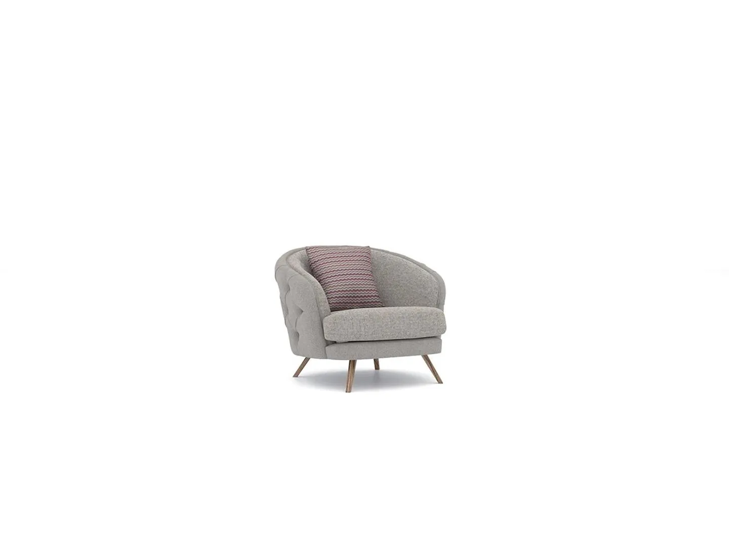 Sessel Chesterfield Wohnzimmer Grau Polstersessel Designer Einrichtung
