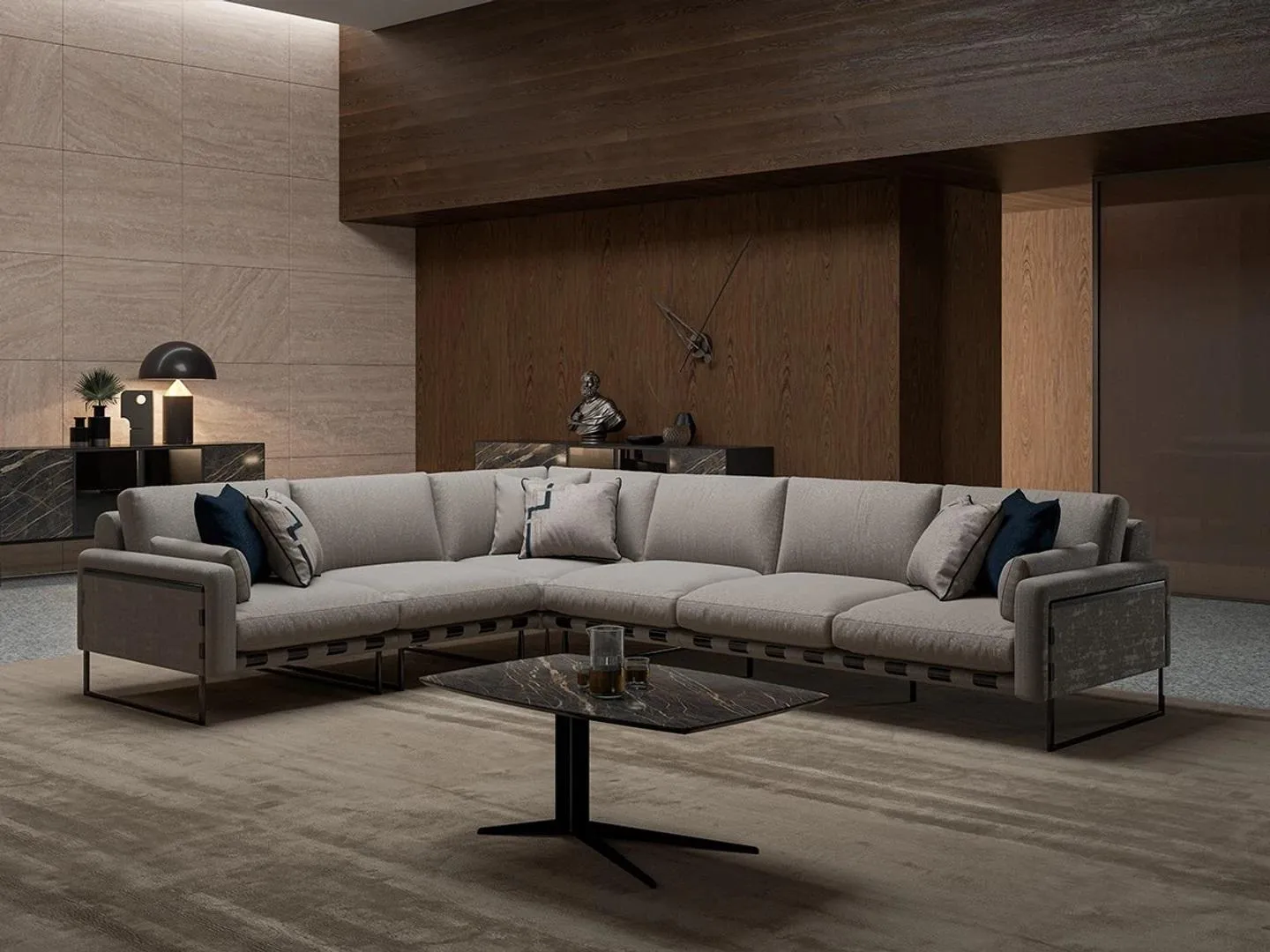 Komplett Ecksofa L Form Wohnzimmer Couchtisch Set 2tlg Modern