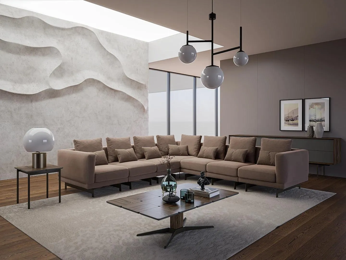 Wohnzimmer Garnitur 3tlg Einrichtung Couchtisch Designer Beistelltisch