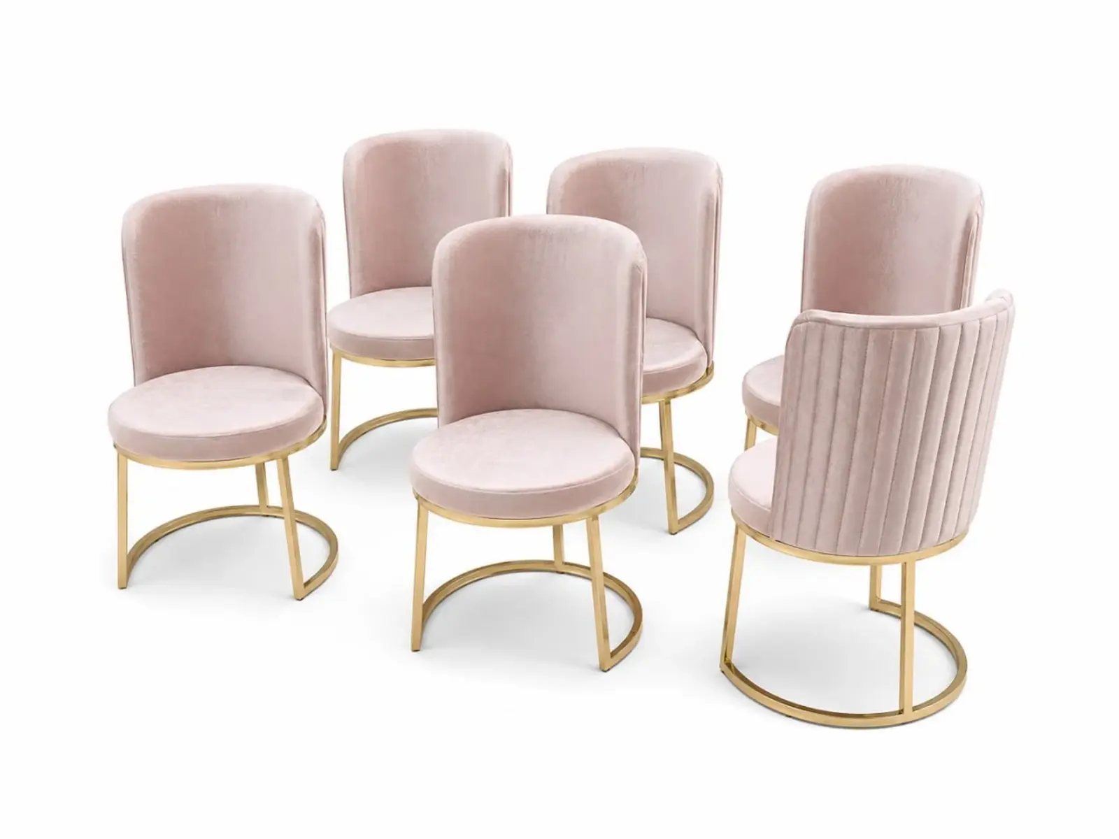 Esszimmer 6x Stühle Holz Luxus Sessel Wohnzimmer Möbel 6tlg Sofort