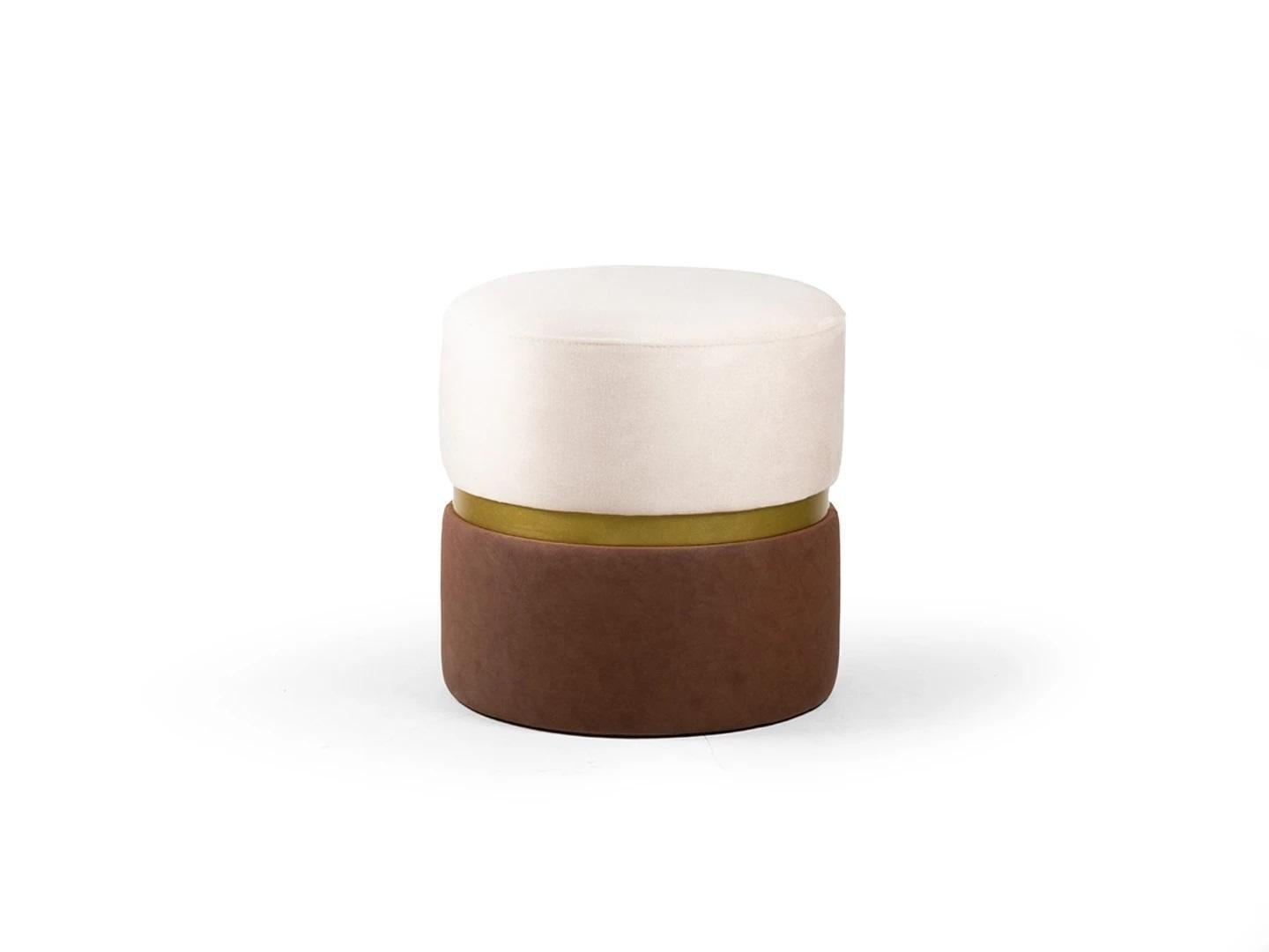 Wohnzimmer Design Fußhocker Sitzhocker Modern Hocker Polster Neu