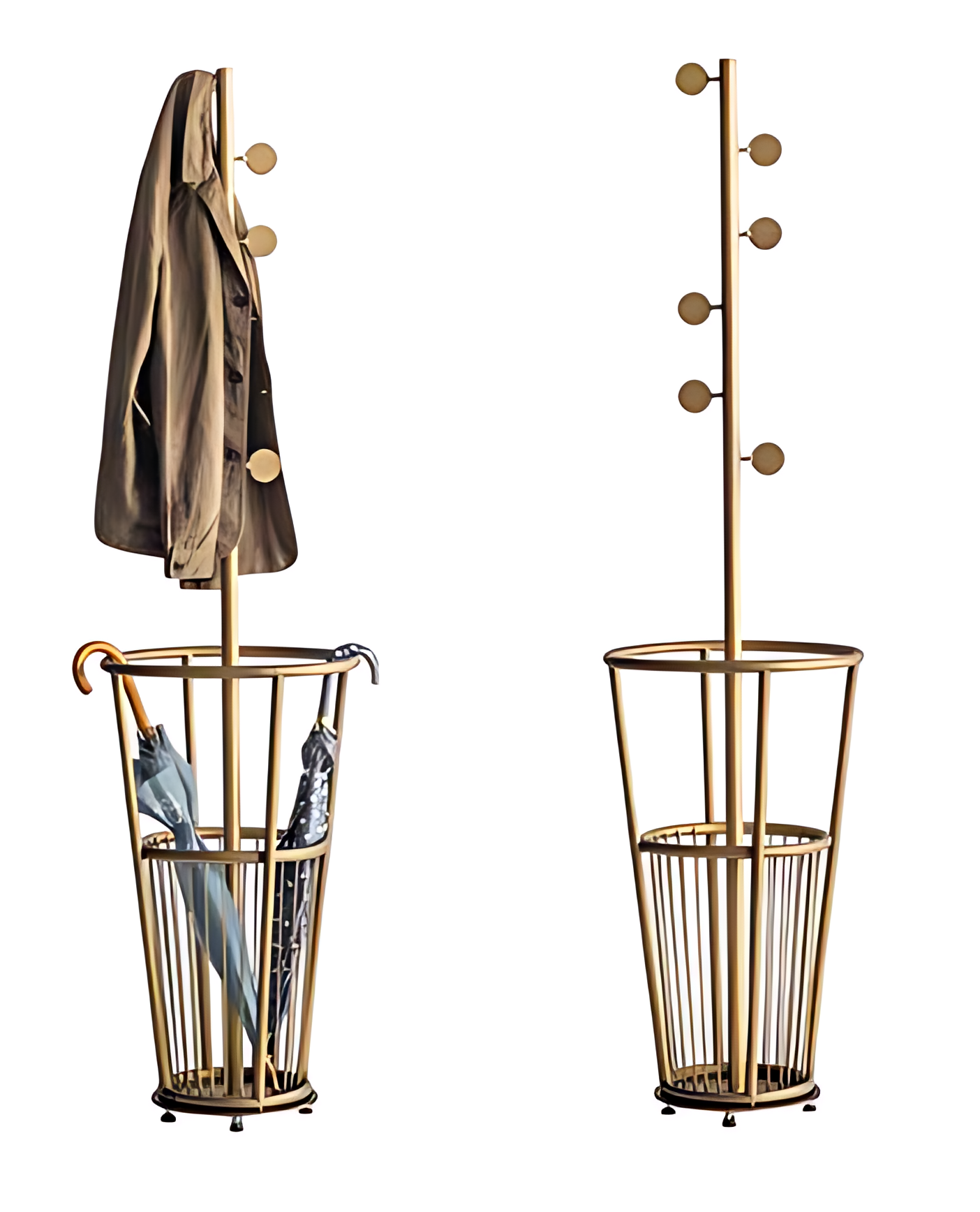Moderner Schirmständer Garderobeständer Freistehender