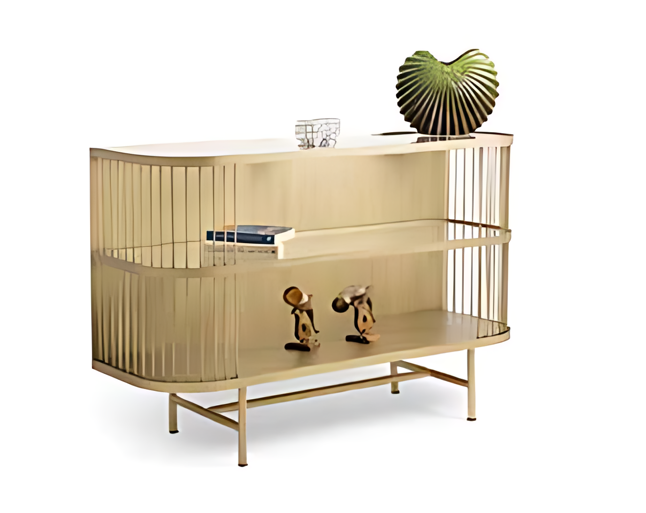 Eleganter Konsolentisch Konsole Metall 120cm Schrank Sideboard