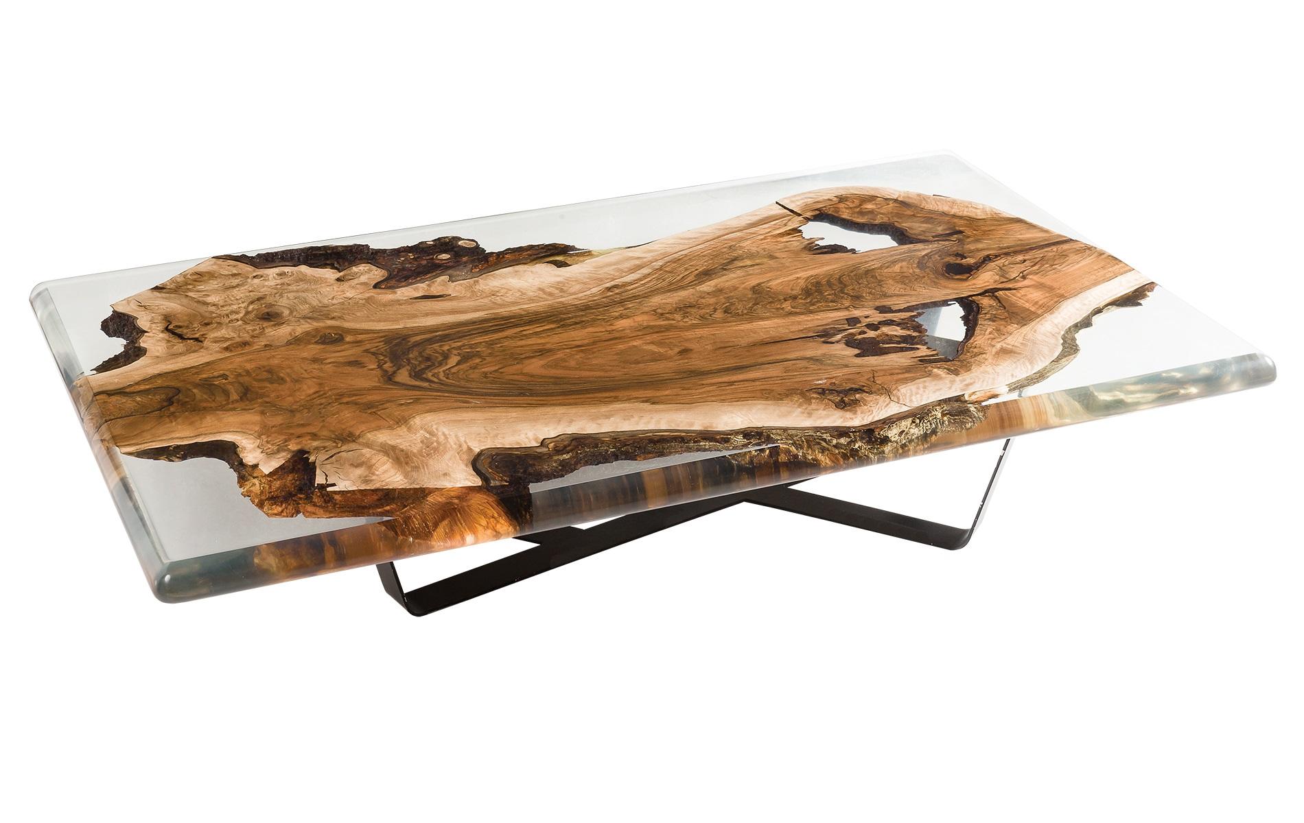 Couchtisch aus Holz in Braun modern elegant