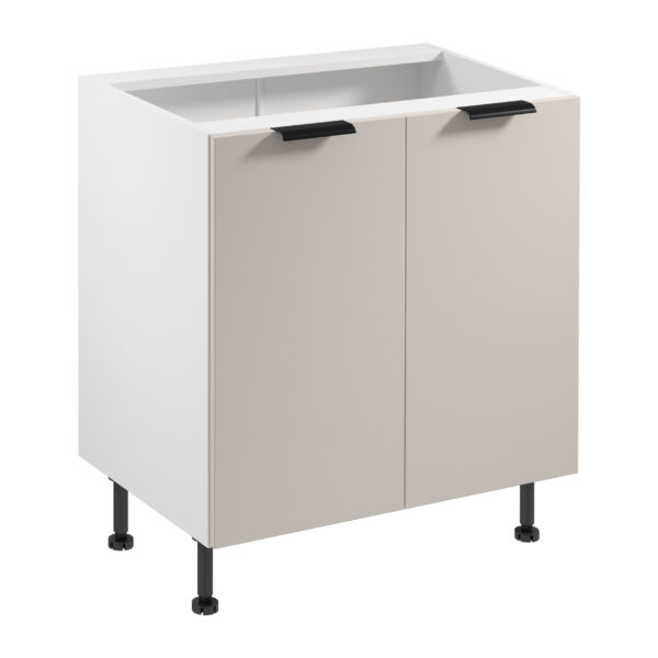 Küchenunterschrank Küchenmodul Küchenschrank Doppeltüriger Küche Weiß