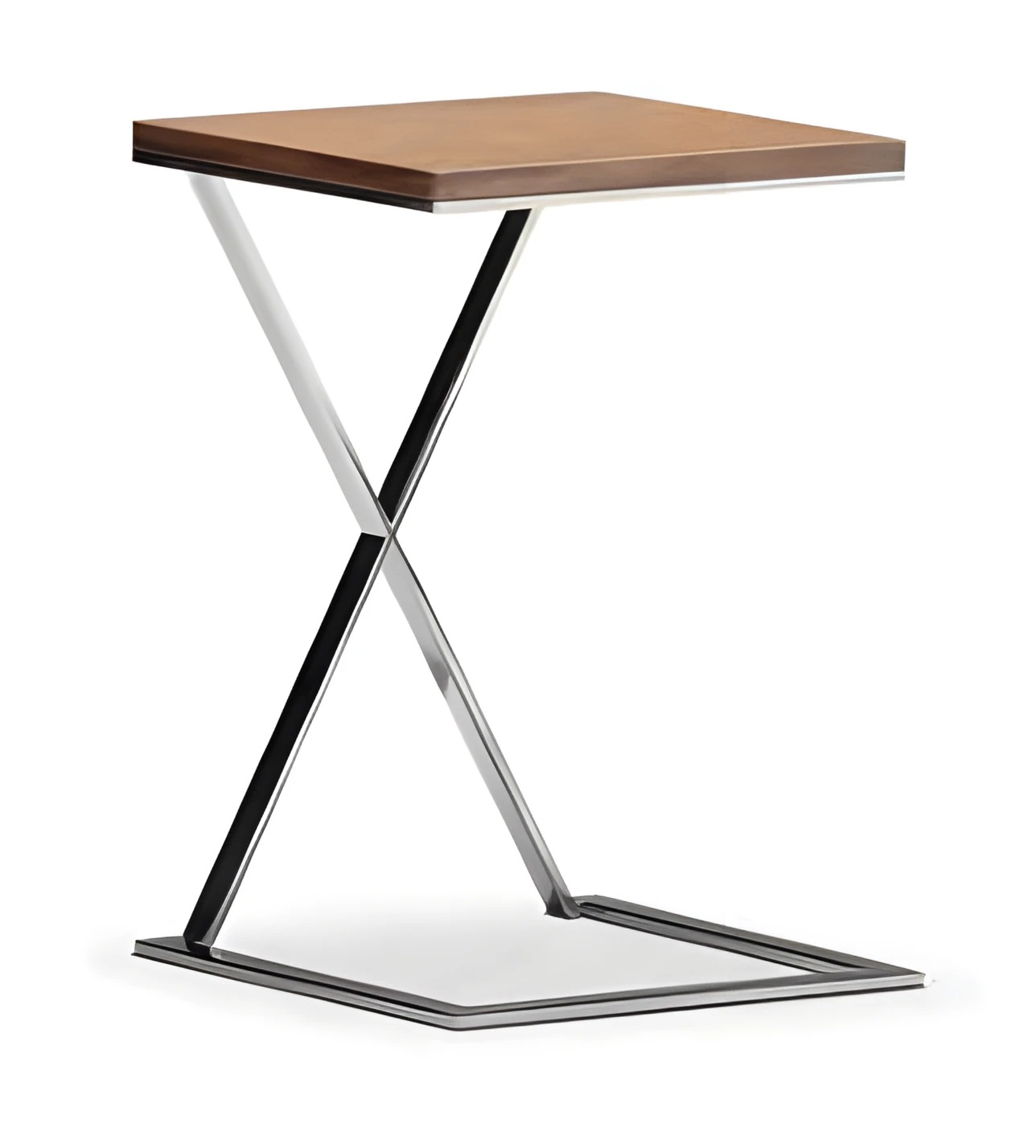 Beistelltisch aus Metall in Braun modern eleganter Wohnstil