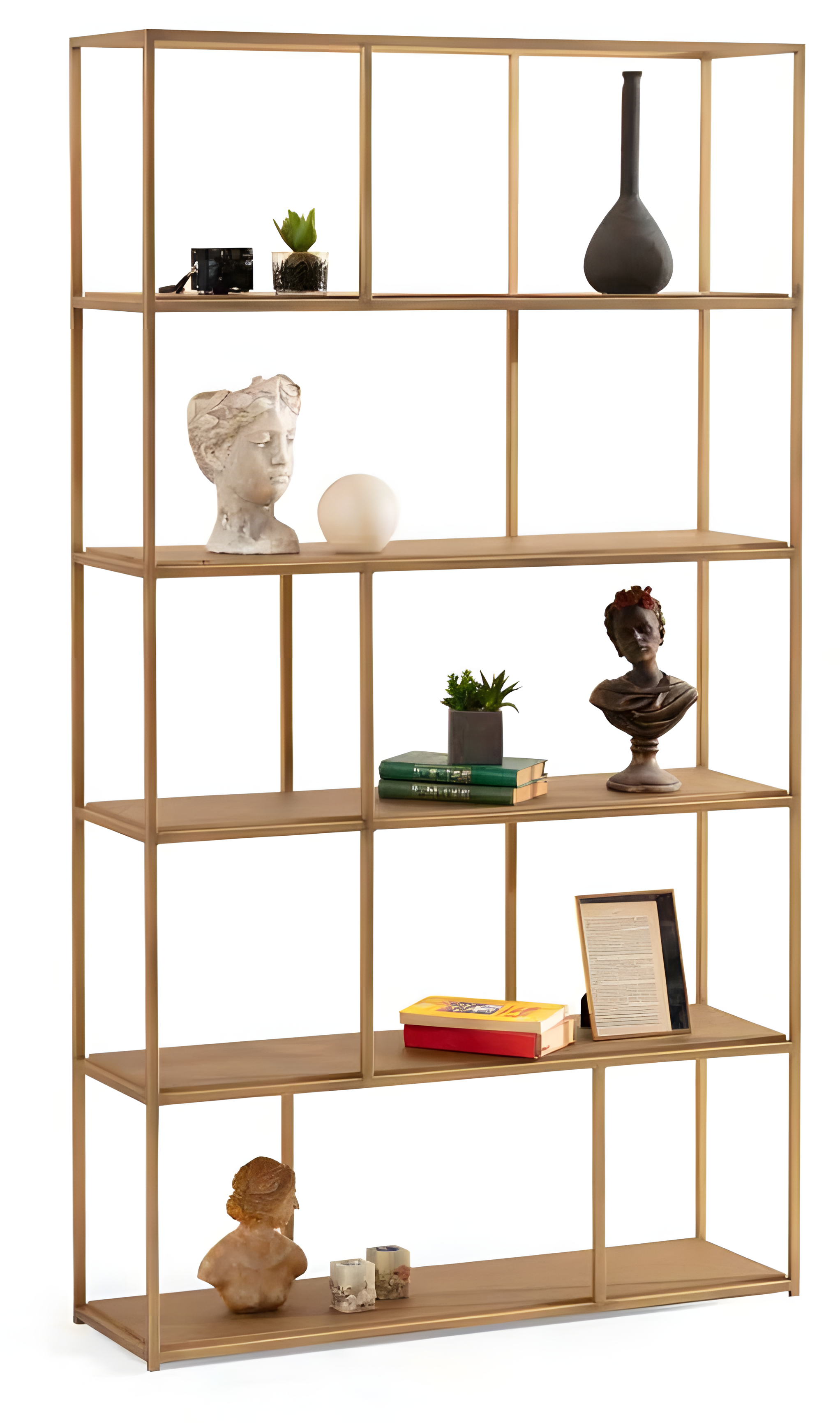 Offenes Regal als Raumtrenner Bücherregal Schrank Metall 100x180