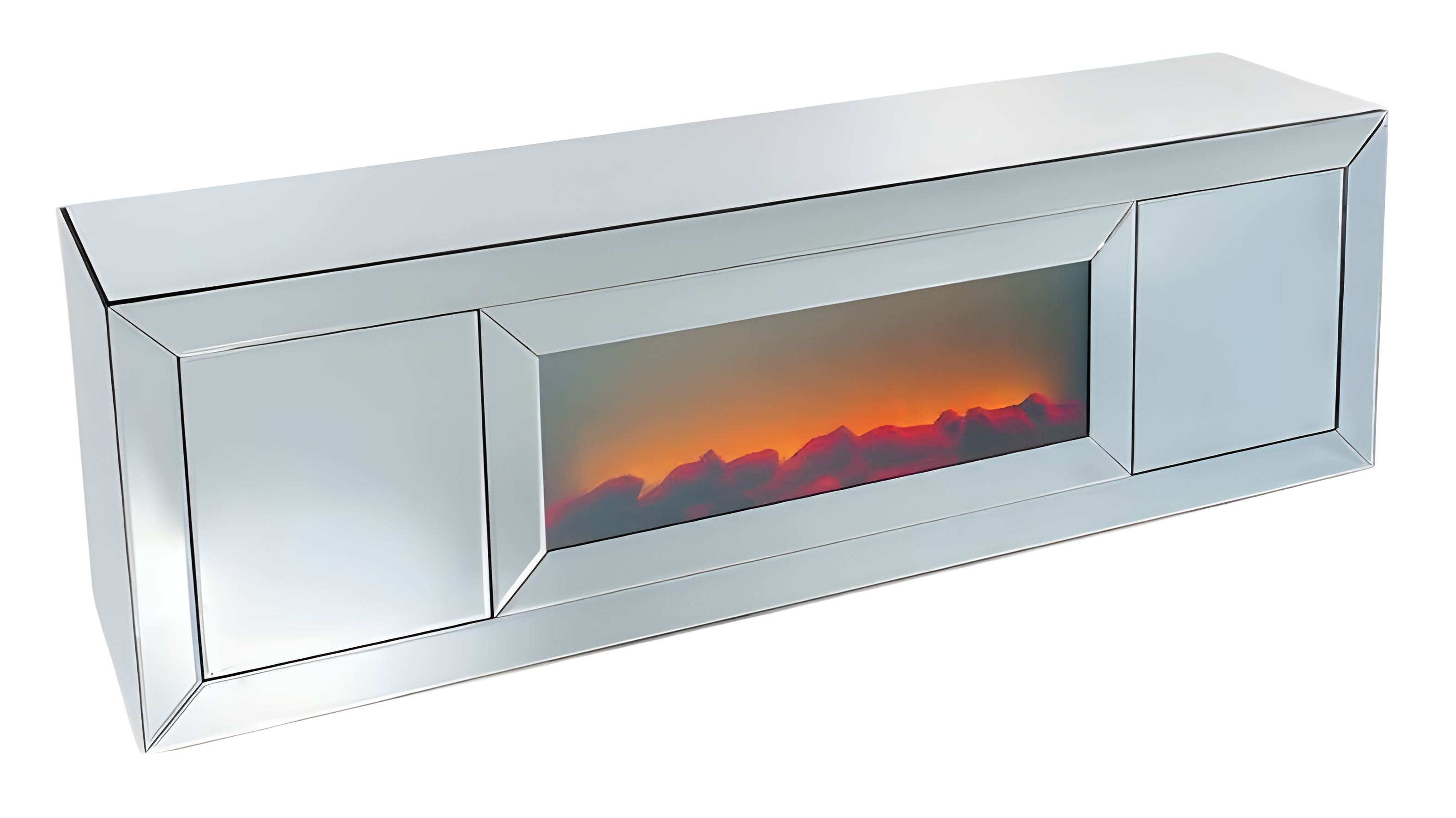 Moderner grauer TV-Ständer aus Holz für stilvollen Wohnraum