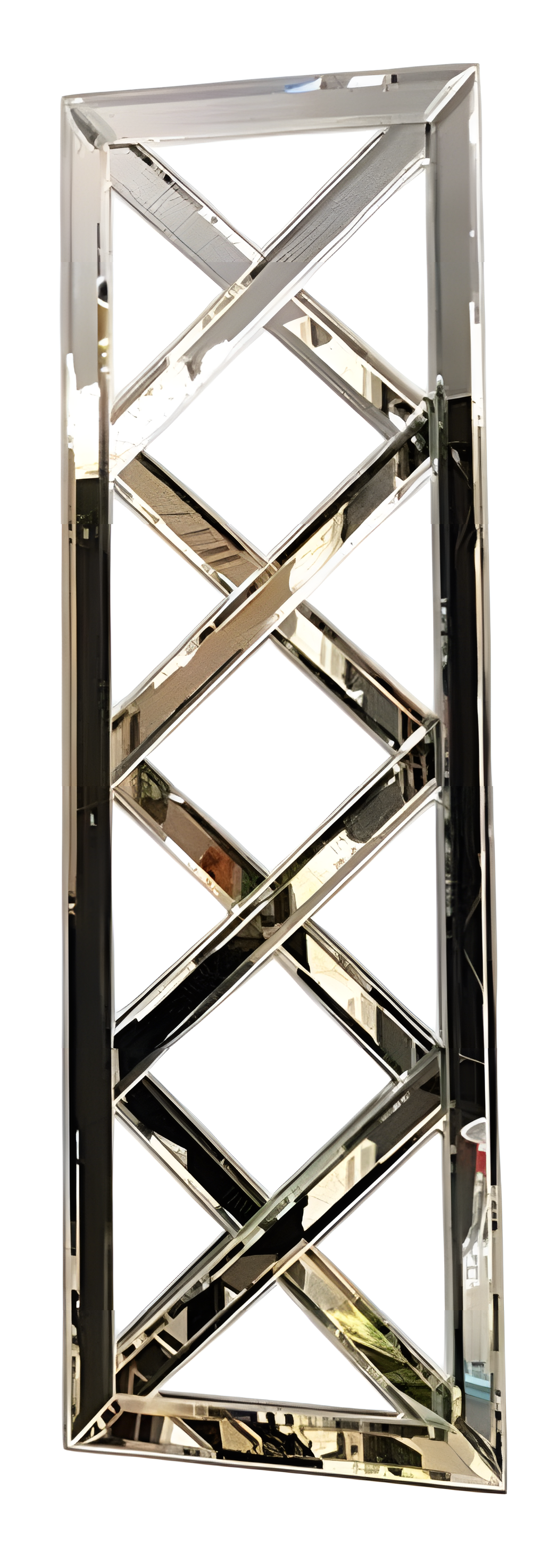 Goldener Wandspiegel aus Glas stilvoller Luxusdekor