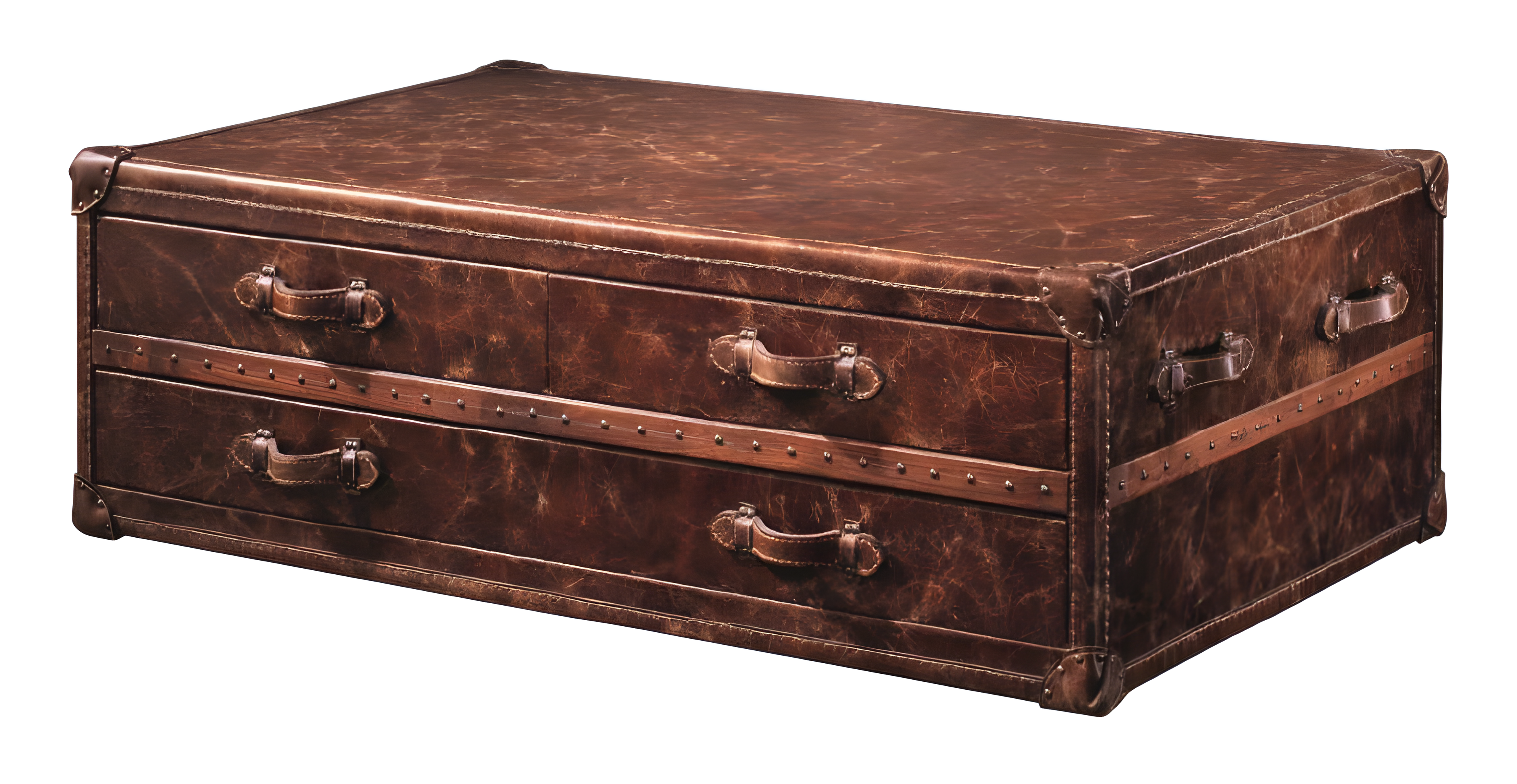 Vintage Couchtisch Koffer Alt Design Retro Wohnzimmer Möbel