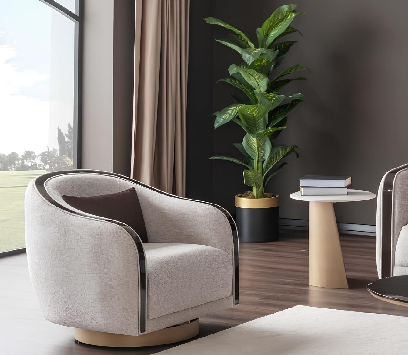 Bequemer Sessel mit elegantem Design für stilvolle Wohnräume