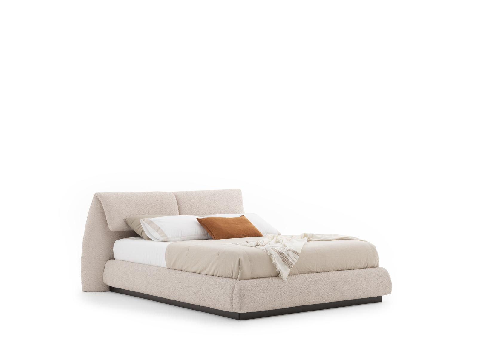 Elegantes Beiges Holzbetten in zeitlosem Design