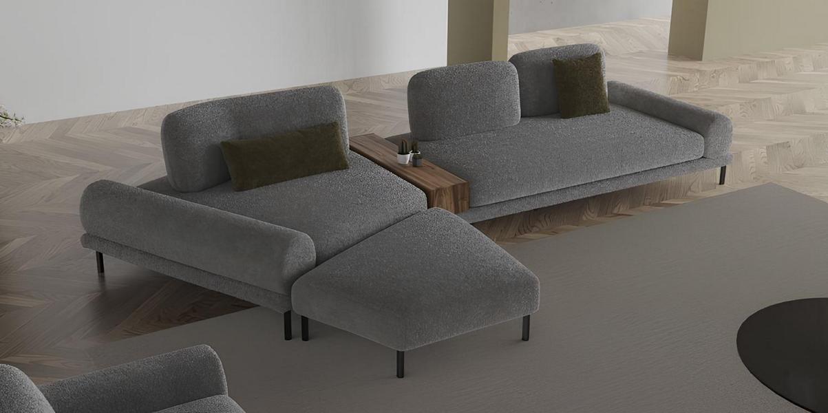 Ecksofa in modernem Stil Stilvoller Akzent für Ihr Interieur