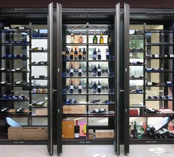 Design-Weinschrank Weinablage Flaschenregal Weinaufbewahrung Weinlagerregal